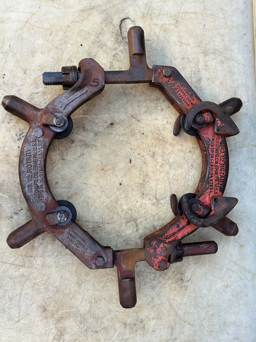 Reed #12 Rotary Cutter Hinged Pipe Cutter 10 to 12 inch Works Great BG5