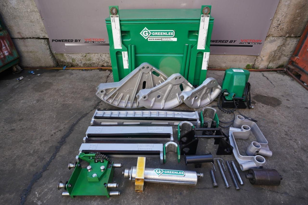 Greenlee 881CT Cam Track 2 1/2 to 4 EMT IMC Rigid Bender Bending Table 980 Pump