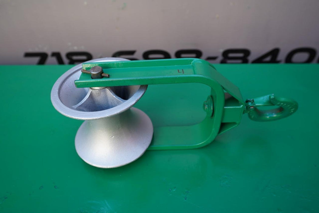 Greenlee Cable Sheave 4000 lbs 6 inch Model 650 for Tugger Puller Nice Shape #4