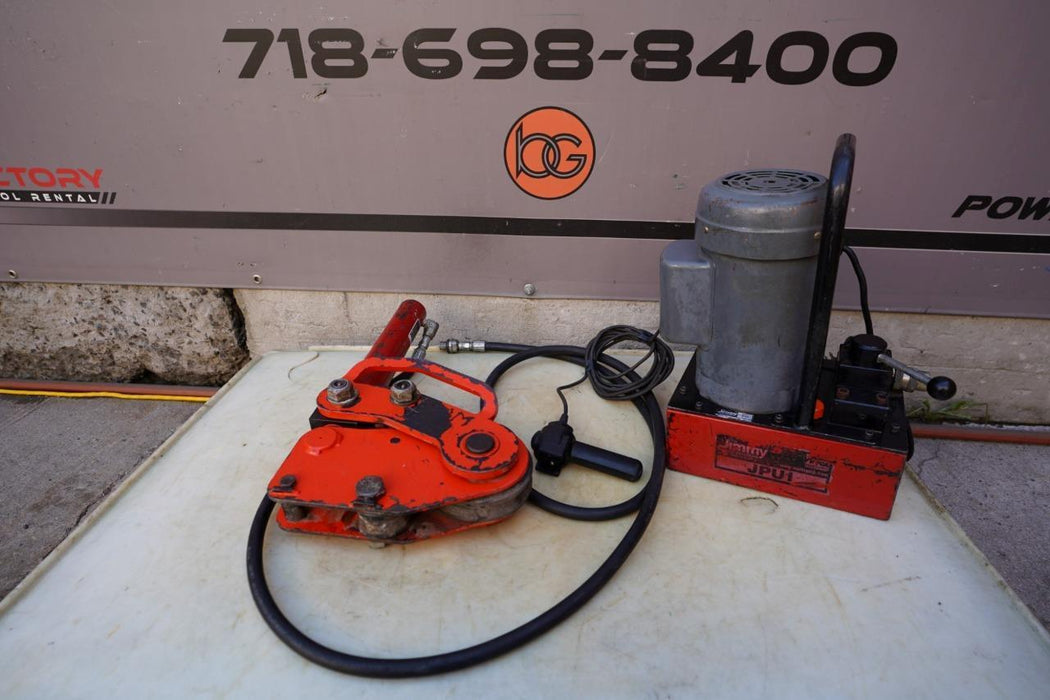 MQ Multiquip Jimmy Hydraulic Rebar Bander Works Great