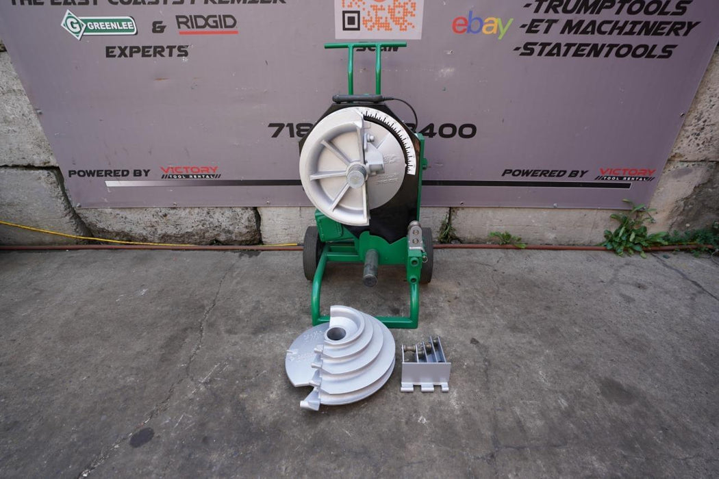 Greenlee 555 DX Conduit Pipe Bender Digital Readout Rigid Shoes Great Shape #4 B