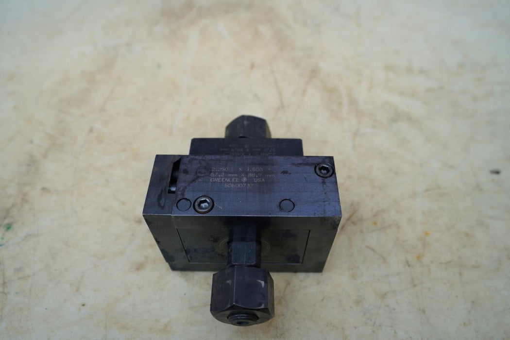 Greenlee Punch and Die 2.25 inch x 3.5 inch  inch 57.2mm x 88.9mm Great Shape