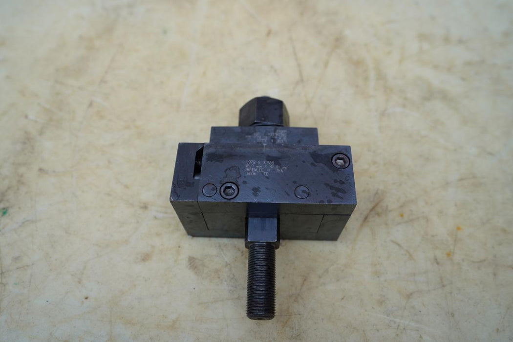 Greenlee Punch and Die 1.378 inch x 3.228 inch  35 mm x 82 mm Great Shape