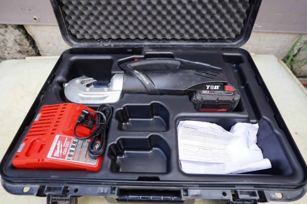 Thomas and Betts TBMS-750BSCR Hydraulic Die-less Cordless Crimper Great Shape.