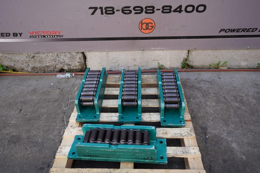 Hilman Rollers Machinery Movers 75 Tons Each, 300 Ton Set.  Great Shape.  #2