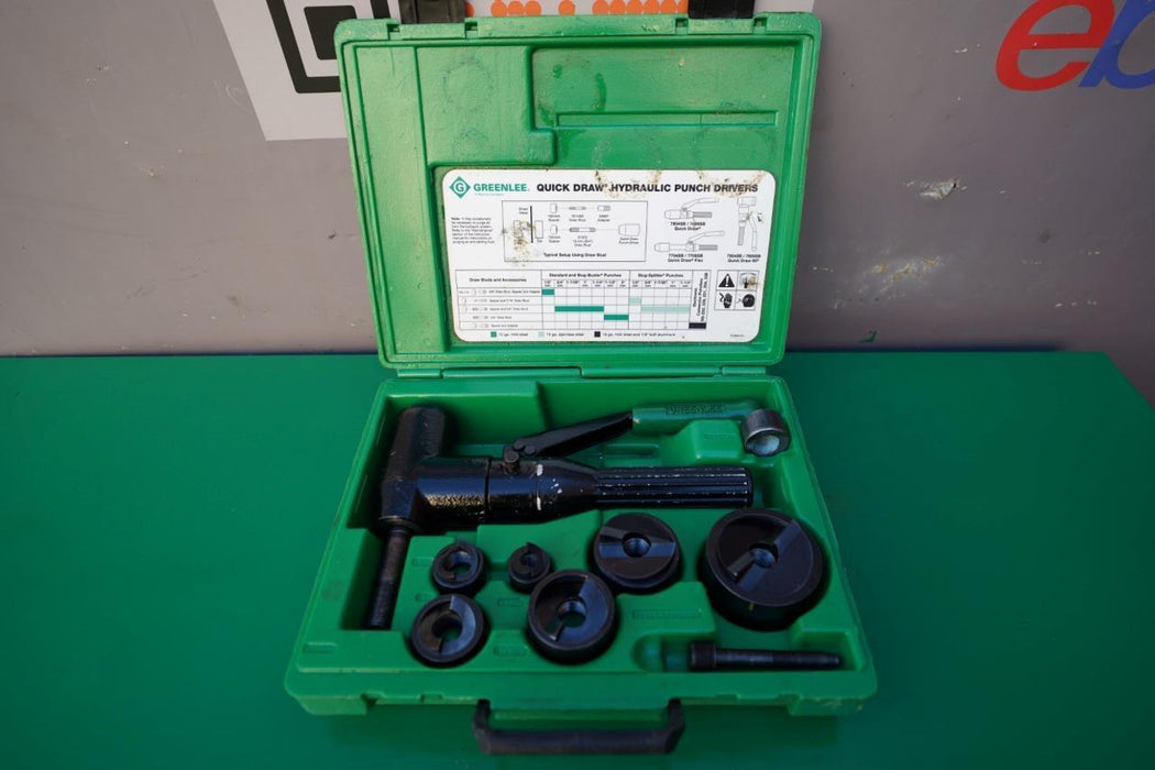 Greenlee7906SB Quick Draw 90 Hydraulic Punch Driver 1/2"-2" Knockout Set. #4
