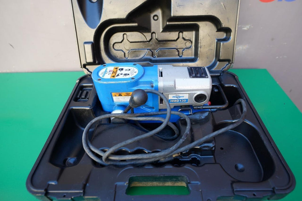 Hougen HMD130 Ultra Low Profile Magnetic Drill Press 120 volts Works Fine #16