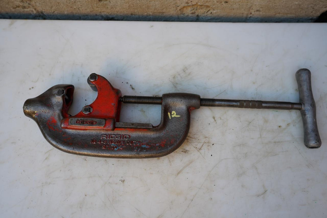Ridgid 4-S 2 to 4 inch Pipe Cutter for Pipe Threader. #12