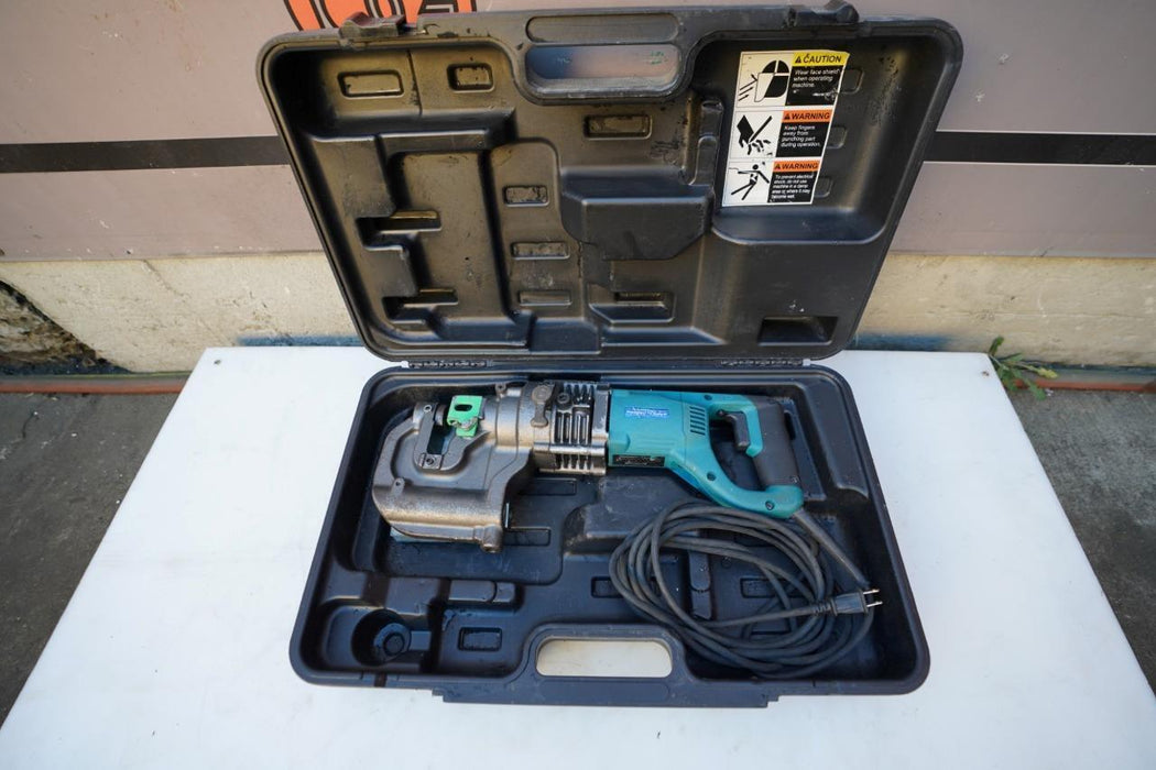Hougen-Ogura Electro-Hydraulic 120 volts Hole Puncher Model 75004PR #24