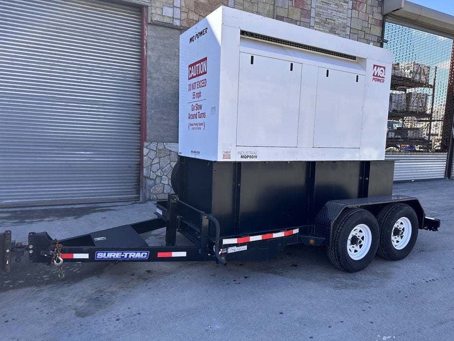 Multiquip MQ 80KW Towable Diesel Generator - 1207 Hrs MQP80IV 120/240 Runs Great