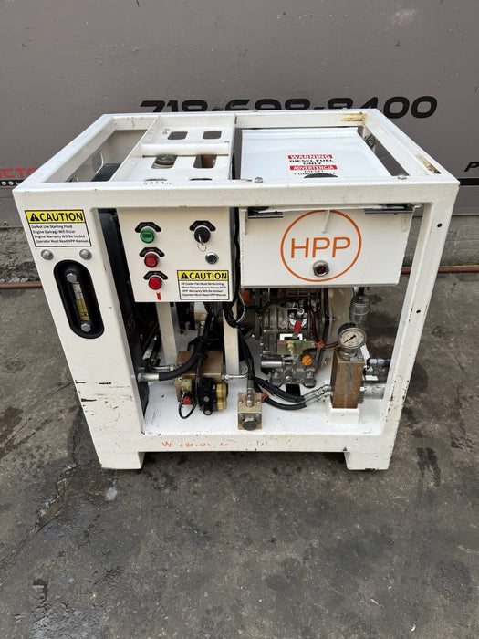 HPP10D Diesel Portable Hydraulic Pump 2-Tool Power Pack 5k Psi, 9HP , 535 Hours