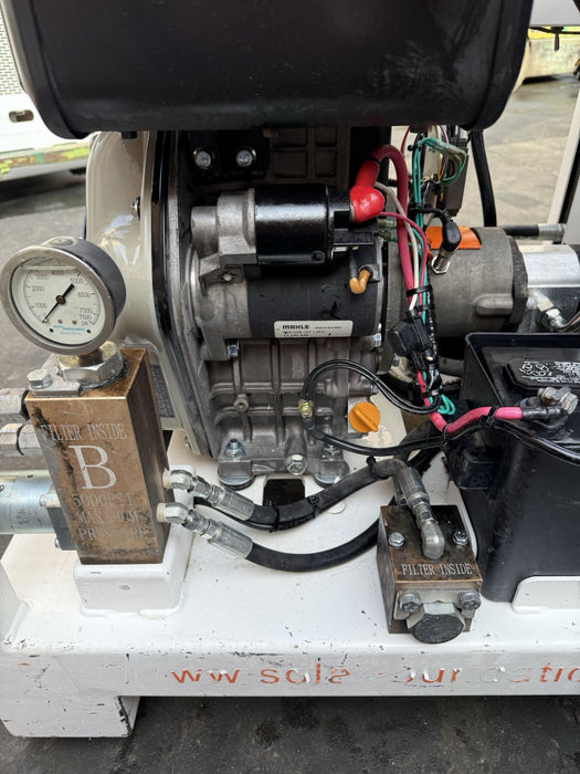 HPP10D Diesel Portable Hydraulic Pump 2-Tool Power Pack 5k Psi, 9HP , 535 Hours