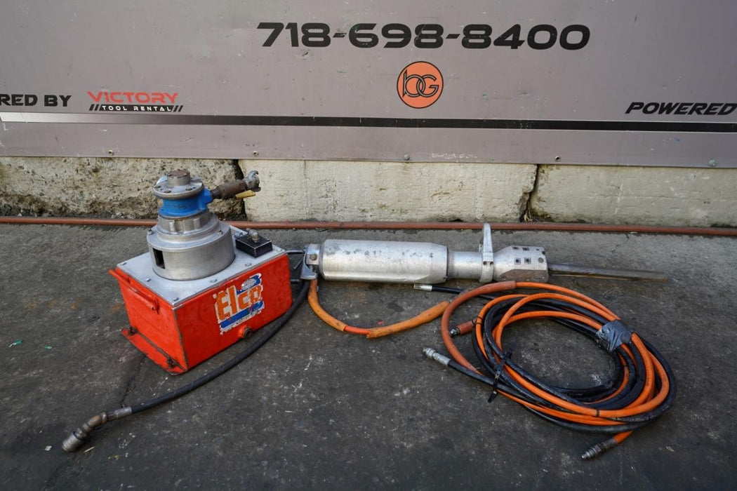Elco Darda Hydraulic Rock Splitter Model C-12 with Pump Nice Shape