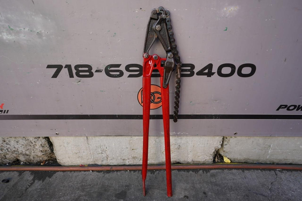 Wheeler Rex 5908 Cast Iron Pipe Chain Snap Cutter Great Working Condition. #4