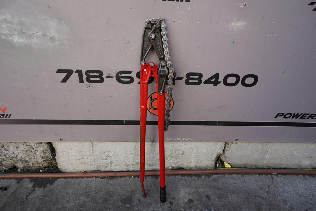Wheeler Rex 5908 Cast Iron Pipe Chain Snap Cutter Great Working Condition. #9