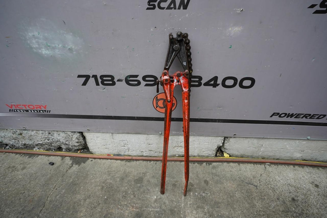 Wheeler Rex 5908 Cast Iron Pipe Chain Snap Cutter Great Working Condition. #12