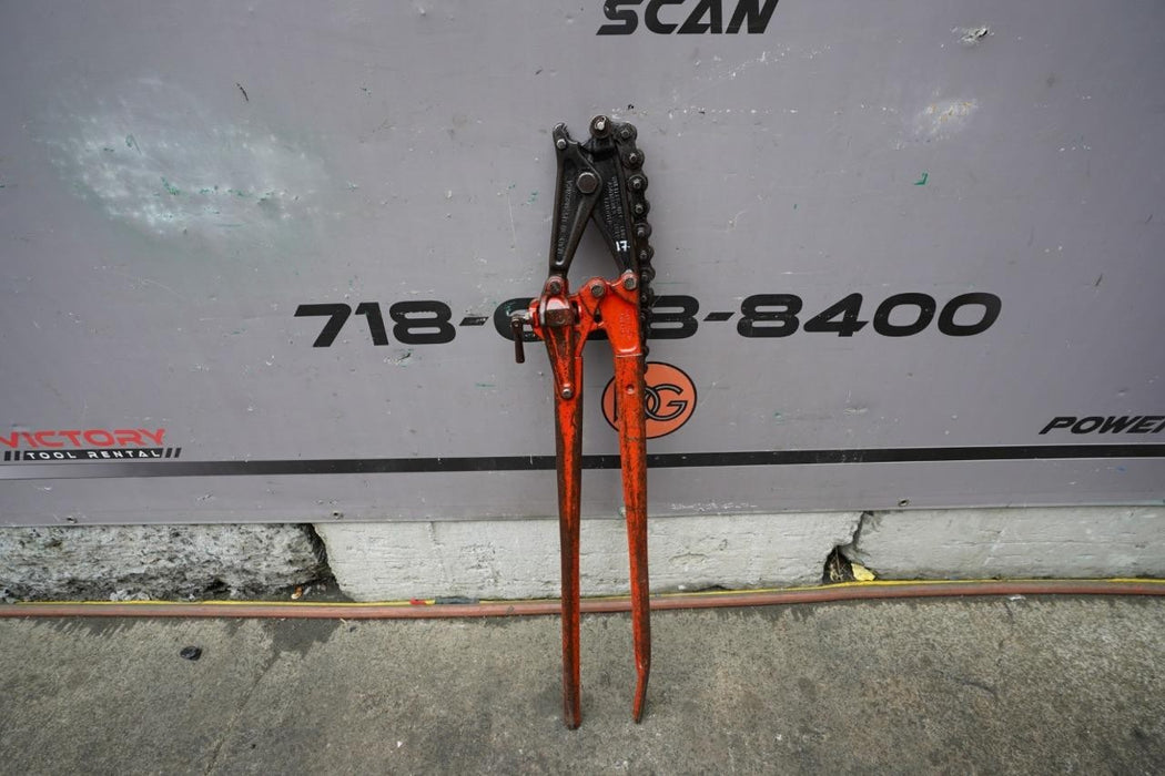 Wheeler Rex 5908 Cast Iron Pipe Chain Snap Cutter Great Working Condition. #17