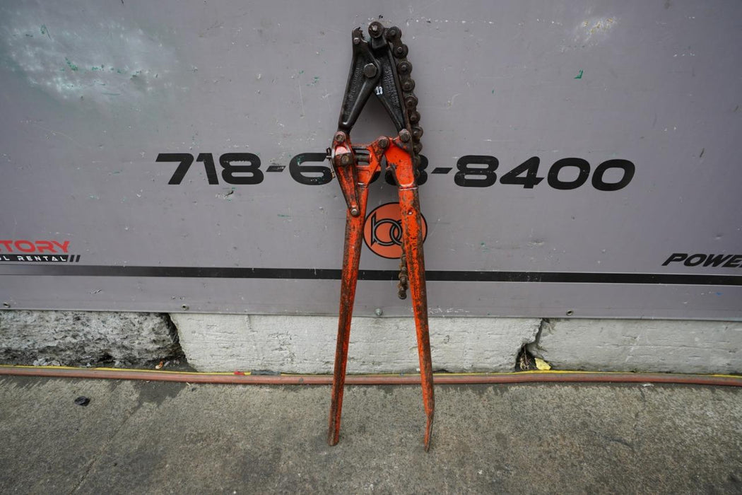 Wheeler Rex 5908 Cast Iron Pipe Chain Snap Cutter Great Working Condition. #18