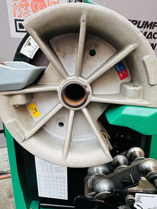 Greenlee 854 Conduit Pipe Bender EMT IMC RIGID 1/2 to 2" Combo EMT / Rigid Shoes