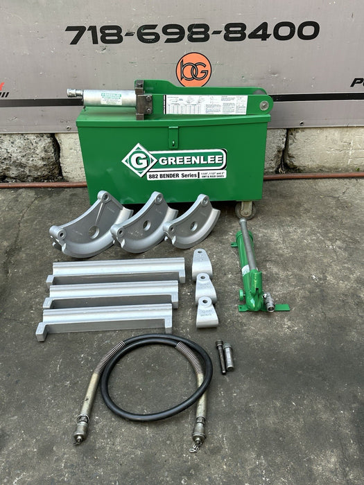Greenlee 882 EMT Bender 1 1/4 1 1/2 2 inch Hydraulic pump Excellent Shape #2