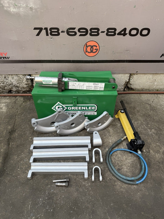 Greenlee 882 EMT Bender 1 1/4 1 1/2 2 inch Hydraulic pump Excellent Shape #3