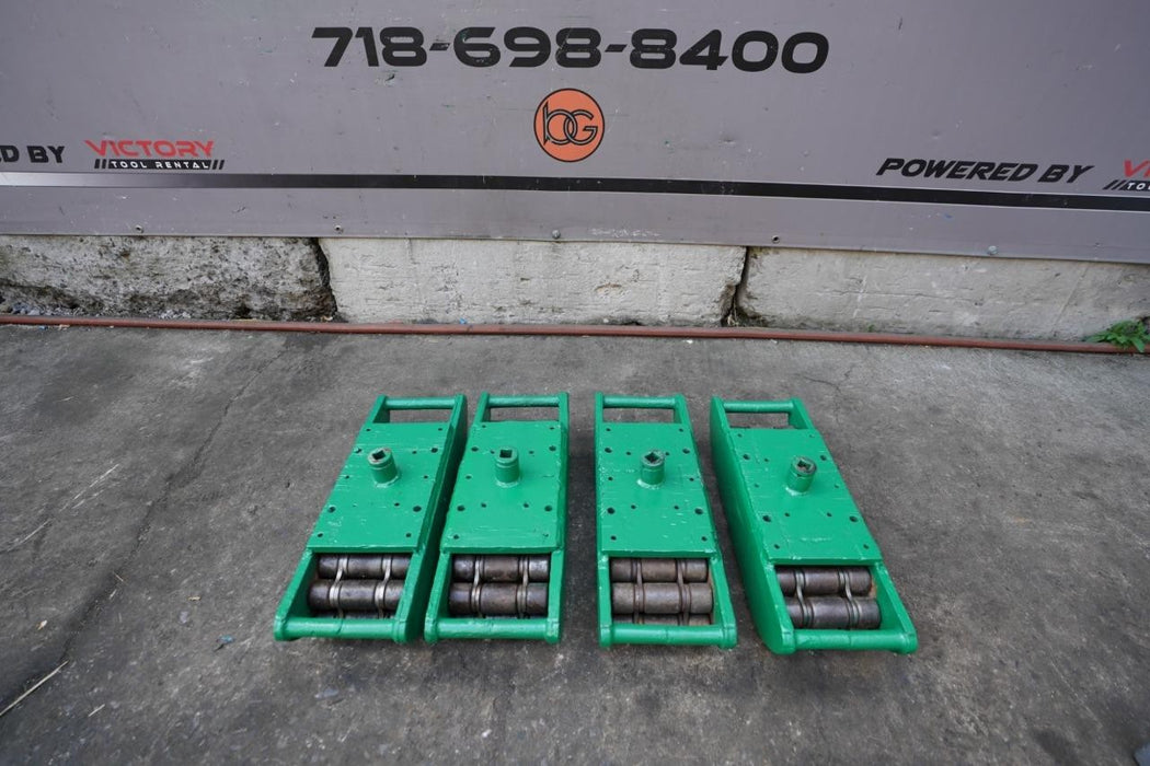 Hilman Rollers Machinery Movers 100 Tons Each, 400 Ton Set.   Good Shape  #2