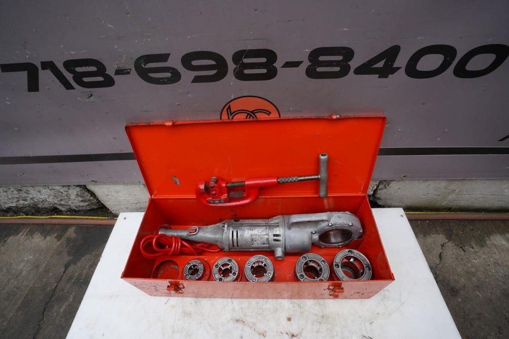 Ridgid 700 Pipe Threader Threading Machine & 12R Die Set 3/4 to 2" inch #2