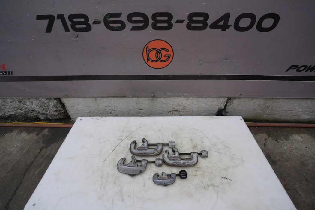 Ridgid Tube Pipe Cutters Models 30 30 20 and 15. All in Great Shape.