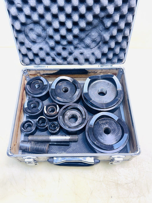 MAXIS MAX PUNCH SOUTHWIRE CONDUIT SET 1/2" TO 4" with Case Knockout SET NICE