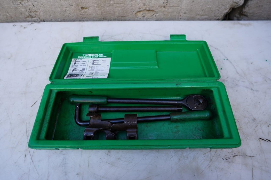 Greenlee 796 Ratchet Cable Bender Works Fine Great Shape. #2