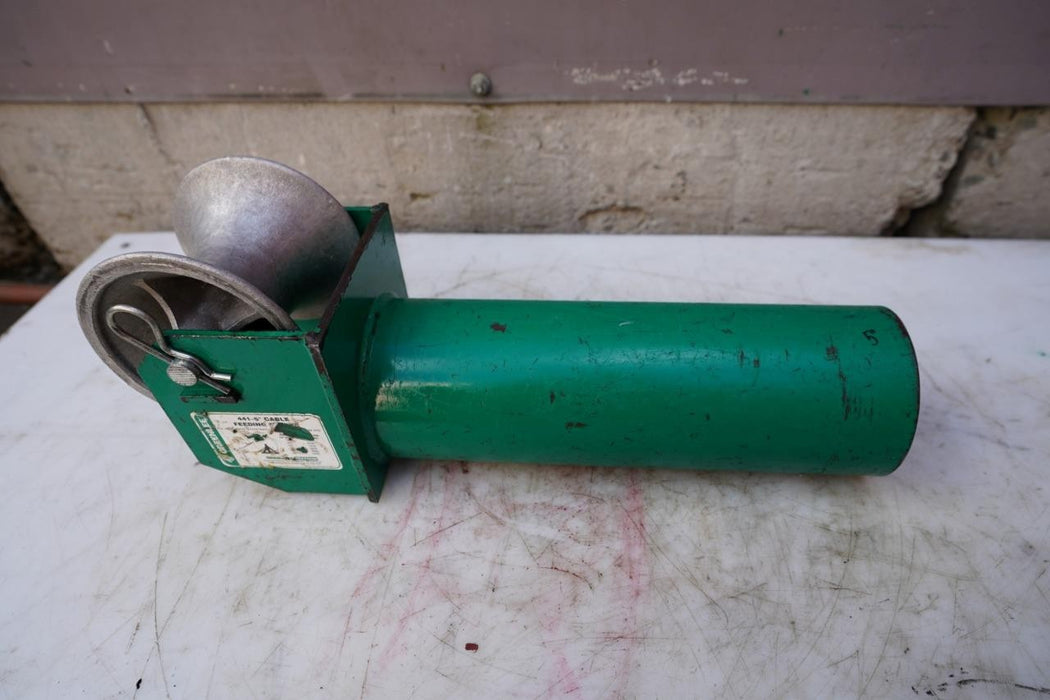 Greenlee 441 5 inch Feeding Sheave for Cable Tugger Puller Great Shape #3