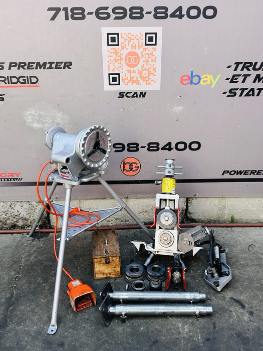VICTAULIC VE416-FS Hydraulic Vic Roll Groover 2-16” Grooving Dies + Ridgid 300 ✅