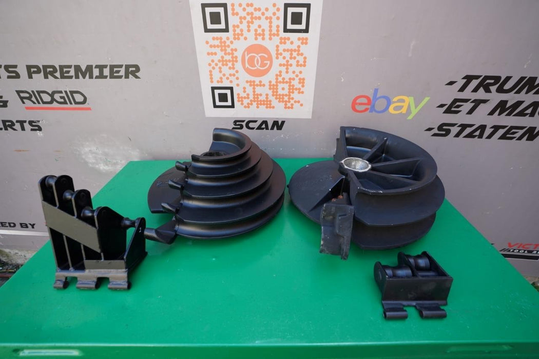 Greenlee 555 Pipe Conduit Bender PVC Shoes Set 1/2 to 2 inches. Best on Ebay.
