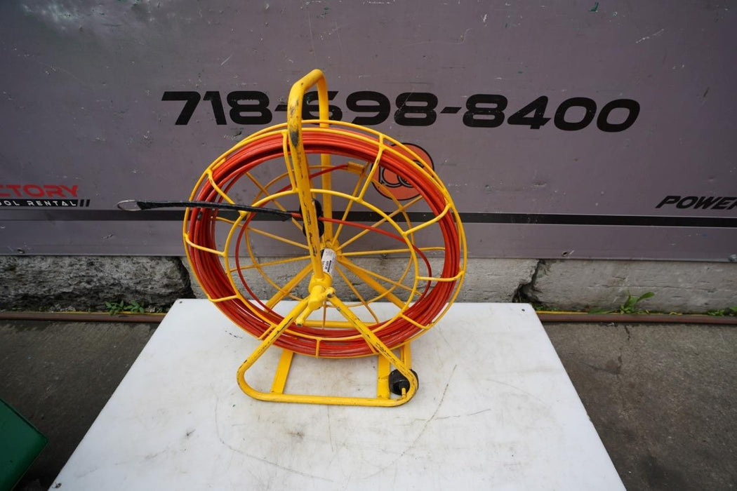 Jameson 6-14-400M Duct Rodder Fish Tape 400ft, 24" Case 400lb Strength. MINT.