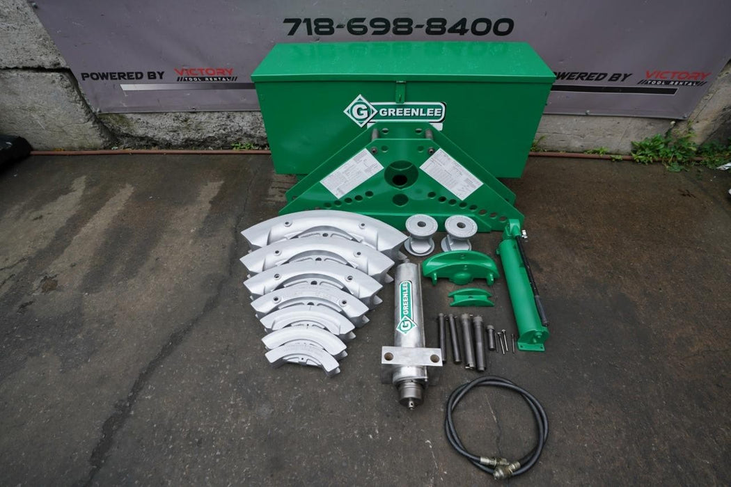 Greenlee 884 Hydraulic Bender 1 1/4 to 4 inch Rigid Pipe Great Shape bh7