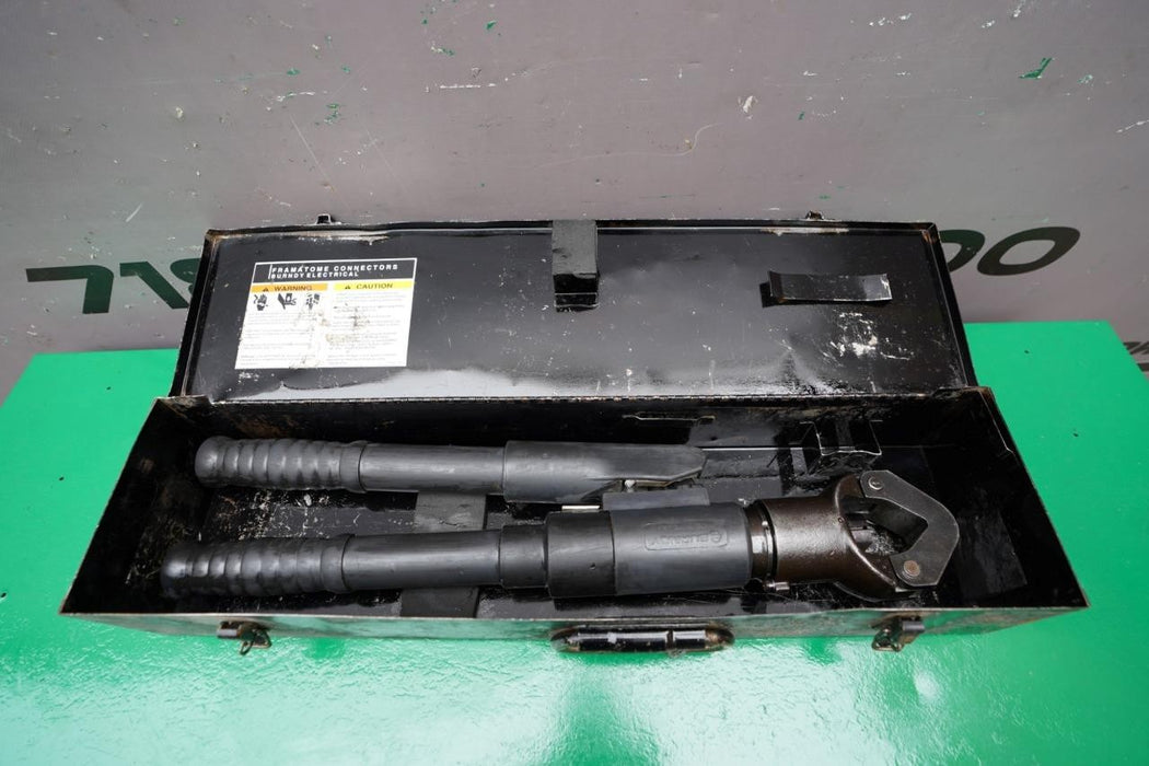 Burndy Y644 Hydraulic Dieless Cable Wire Crimper. Great Shape.