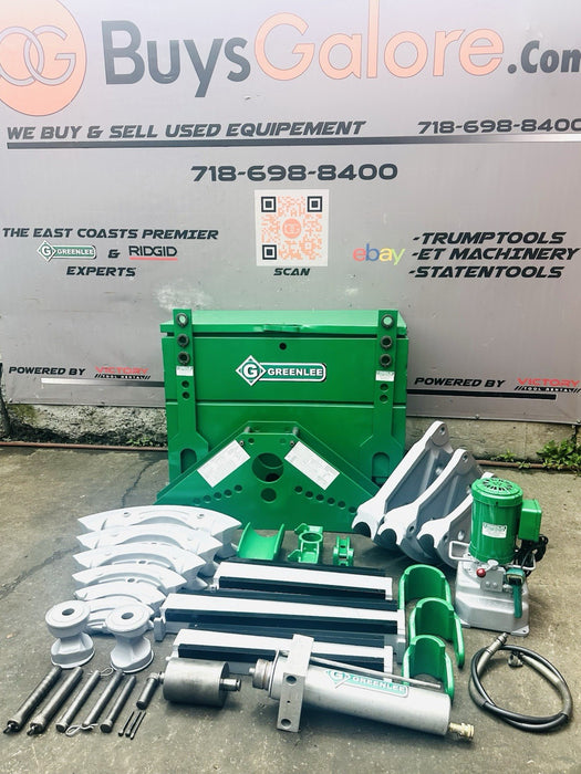 Greenlee 885 Rigid Bender 1-1/4-5” + 885TE 2-1/2, 3, 4” EMT Conduit Pipe Bender