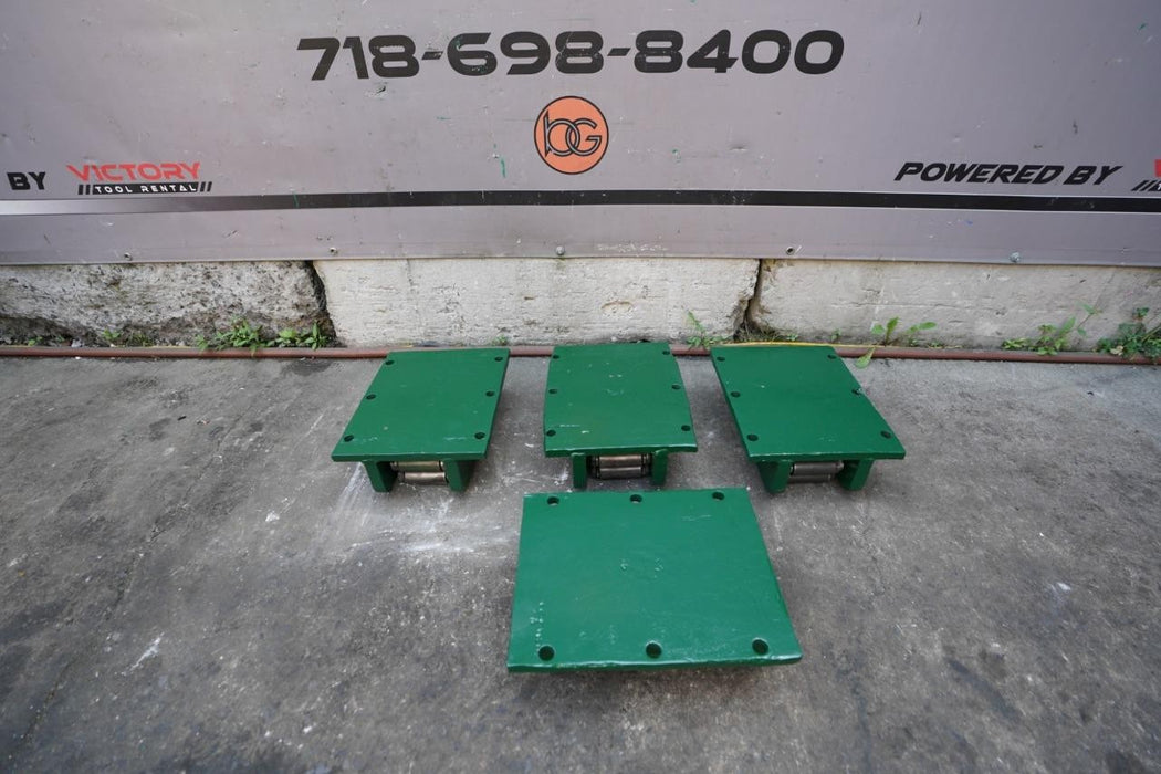 Hilman Rollers Machinery Movers 37 1/2 Tons Each, 150 Ton Set.  Works Fine.