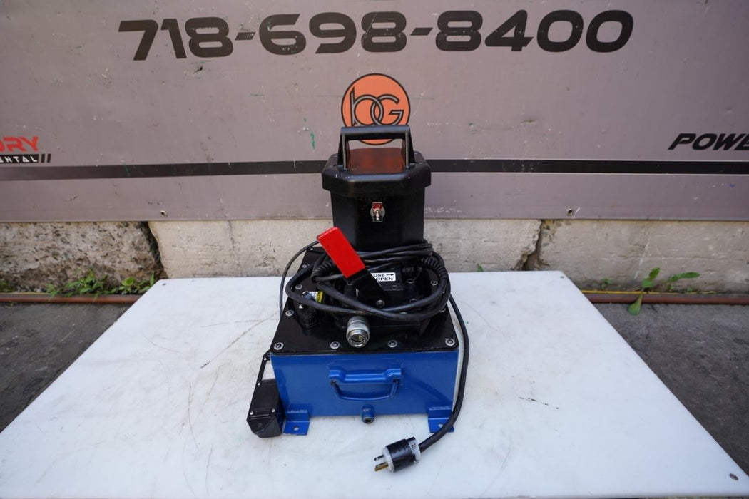 Current Tools 1 1/2 HP. Hydraulic Pump. 10,000PSI. Model 292. Mint Condition.