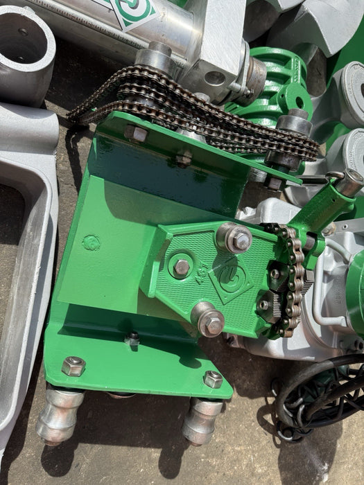 Greenlee 885 Hydraulic Bender 1 1/2 to 5" Rigid Pipe 1802 Bending Table + Pump