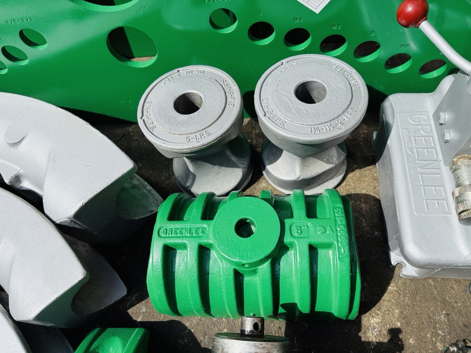 Greenlee 885 Hydraulic Bender 1 1/2 to 5" Rigid Pipe 1802 Bending Table + Pump