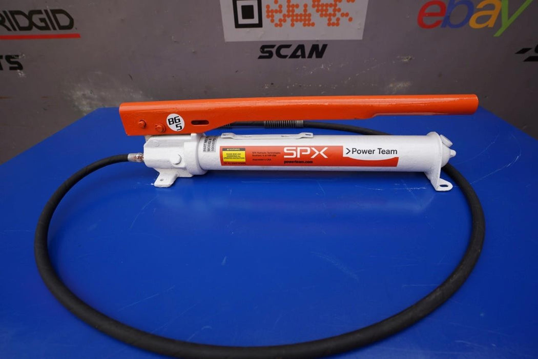 SPX Power Team Hydraulic Pump. Model P-55. 10,000PSI. Works Fine. #5