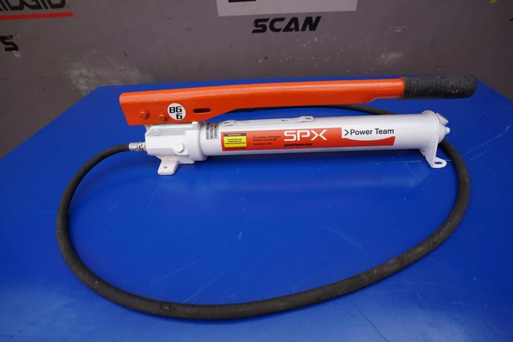 SPX Power Team Hydraulic Pump. Model P-55. 10,000PSI. Works Fine. #6