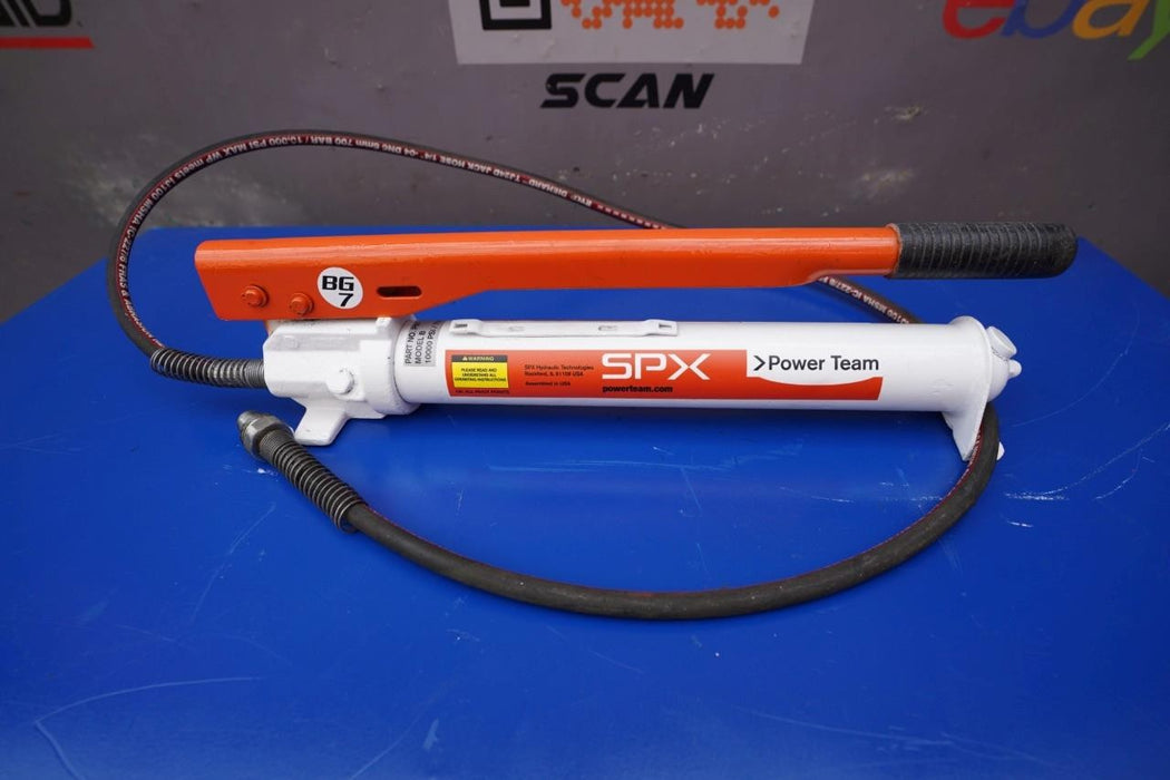 SPX Power Team Hydraulic Pump. Model P-55. 10,000PSI. Works Fine. #7