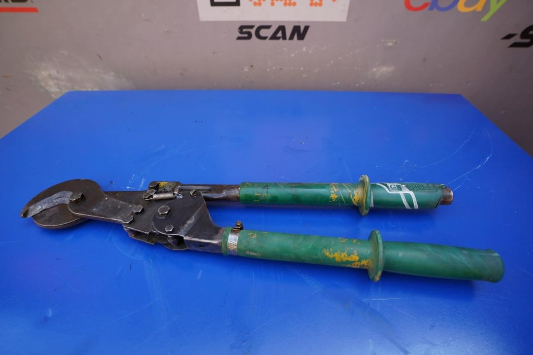 Greenlee 756 Ratcheting Cable Cutter. Works Fine. #4