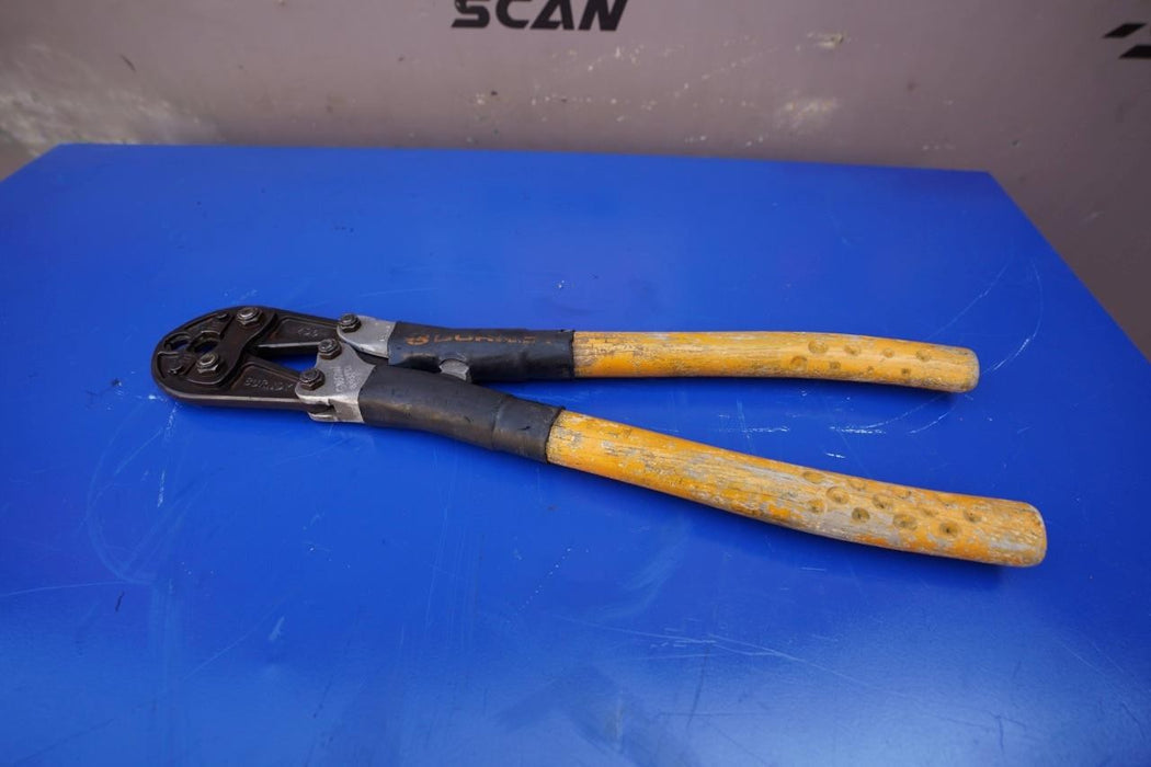 Burndy MD6 Hytool Manual Crimper Press Compression Tool Nice Unit