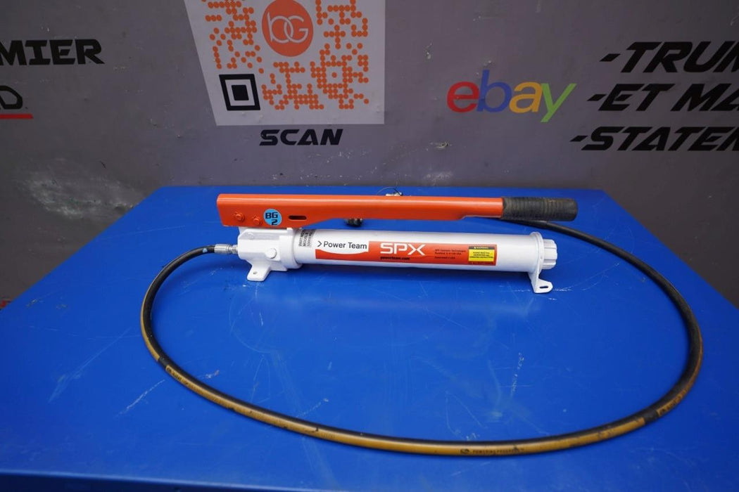 SPX Power Team Hydraulic Pump. Model P-55. 10,000PSI. Works Fine. #9