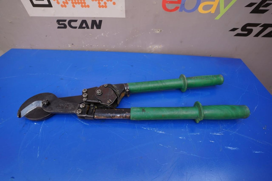 Greenlee 756 Ratcheting Cable Cutter. Works Fine. #16