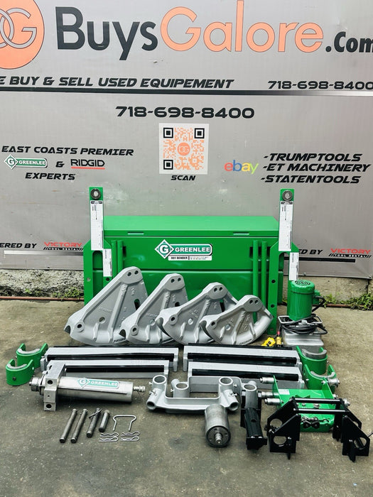 Greenlee 881 2 1/2 - 4” EMT IMC Rigid Conduit Pipe Bender + 1802 Table Warranty