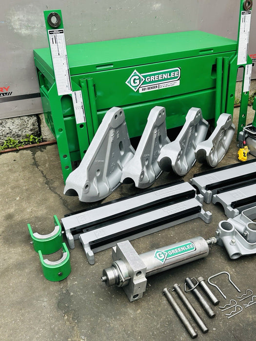 Greenlee 881 2 1/2 - 4” EMT IMC Rigid Conduit Pipe Bender + 1802 Table Warranty
